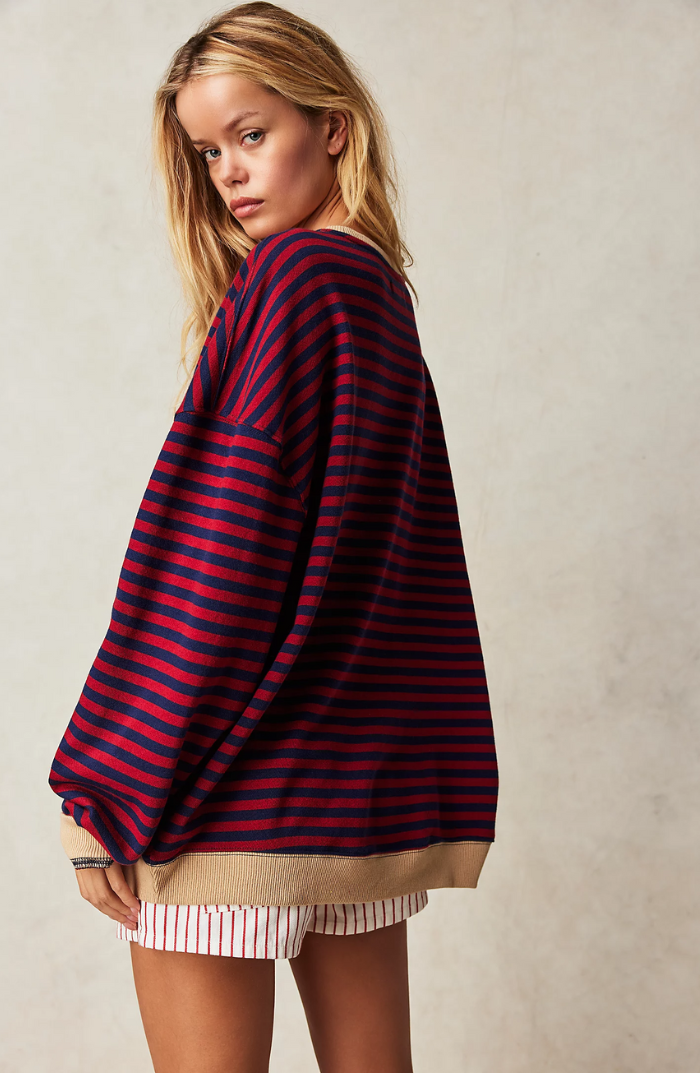 Sophia - Striped Oversized Sweater