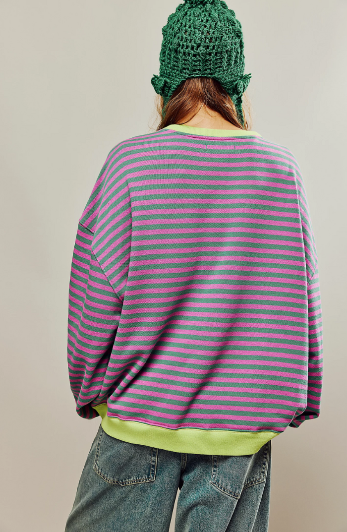 Sophia - Striped Oversized Sweater