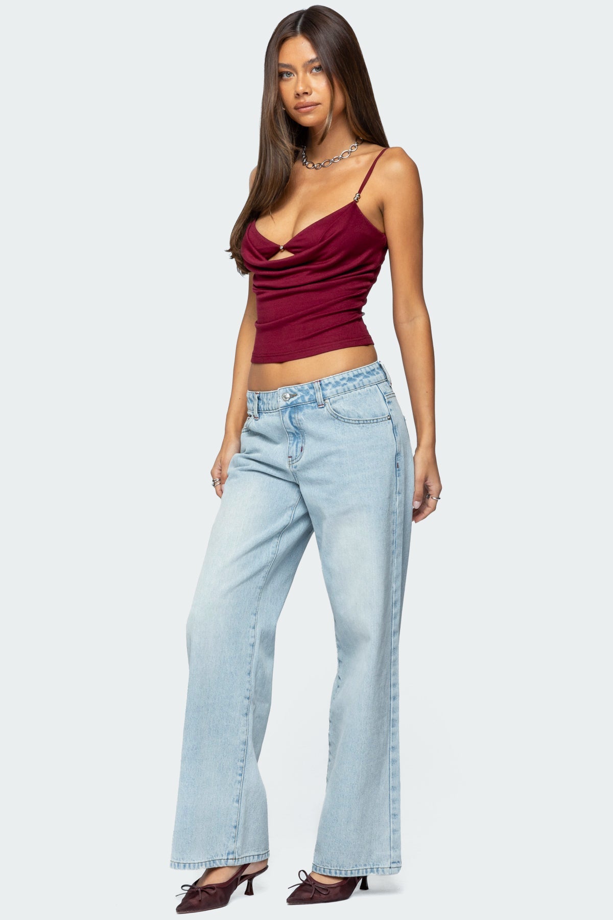 Chloe Cowl Neck Top