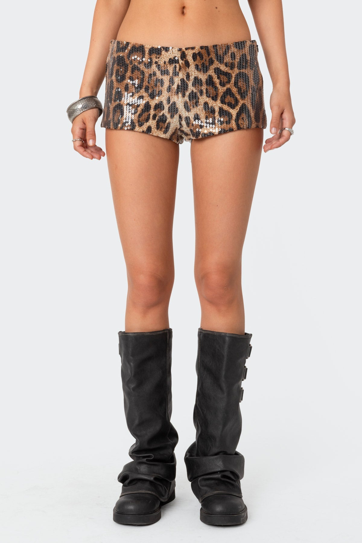 Chai Printed Micro Shorts