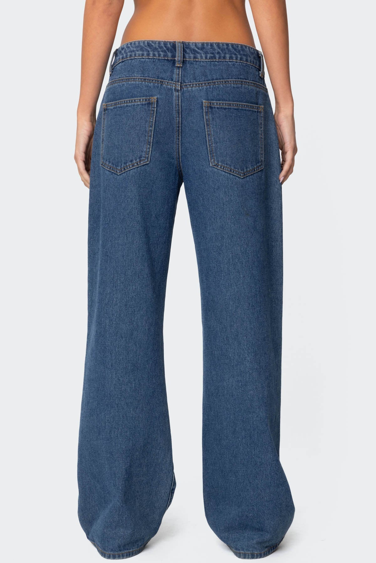Lynn Washed Low Rise Jeans