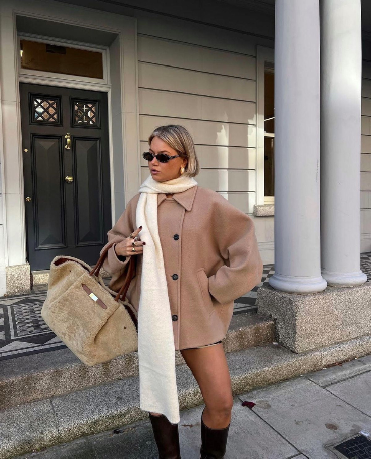 Amienne - Oversized wool coat