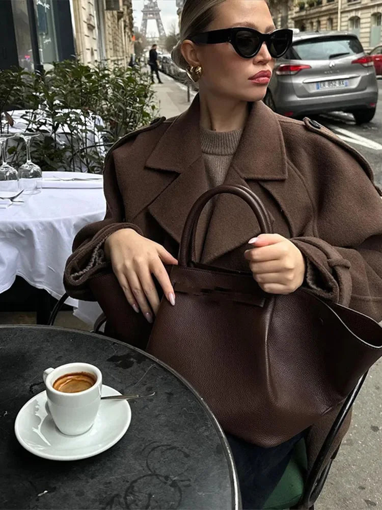 Carly - Wool Blend Coat