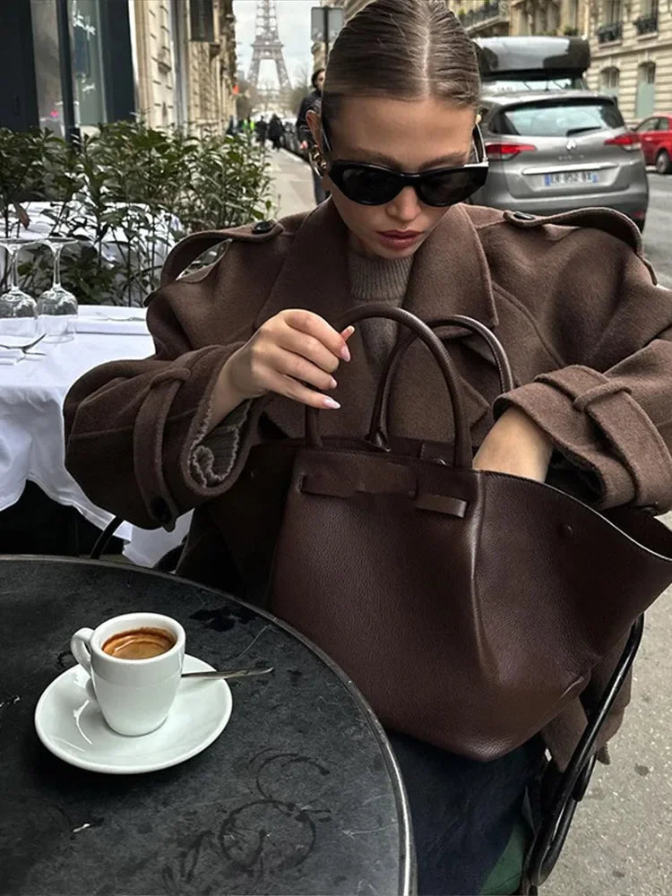 Carly - Wool Blend Coat