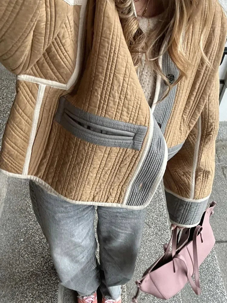 Sandra - Patchwork Coat