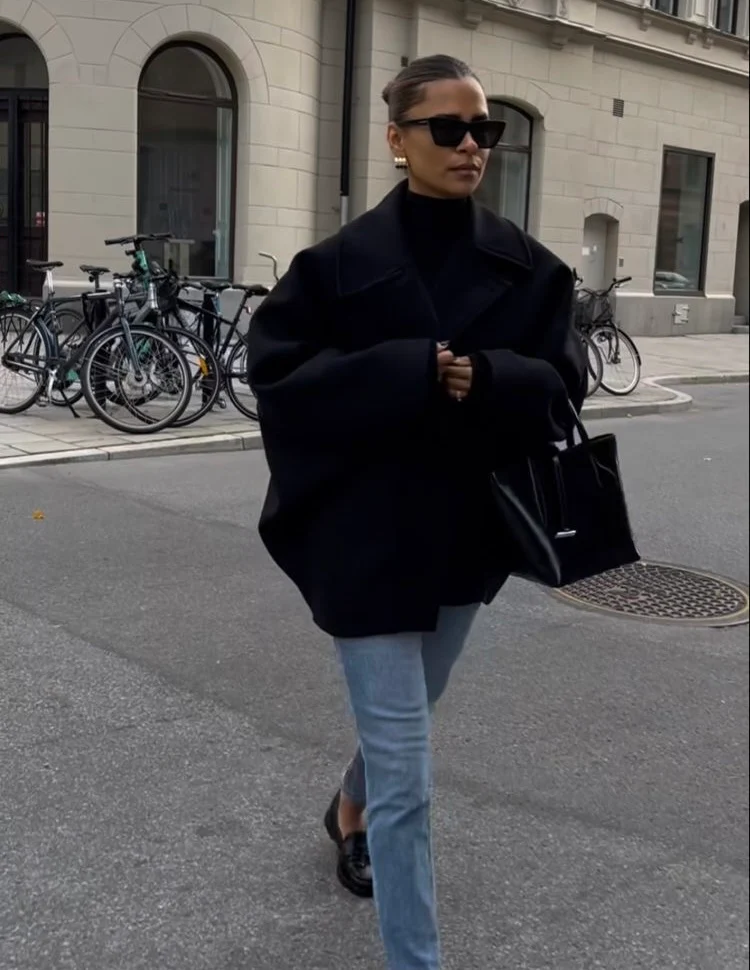 Amienne - Oversized wool coat