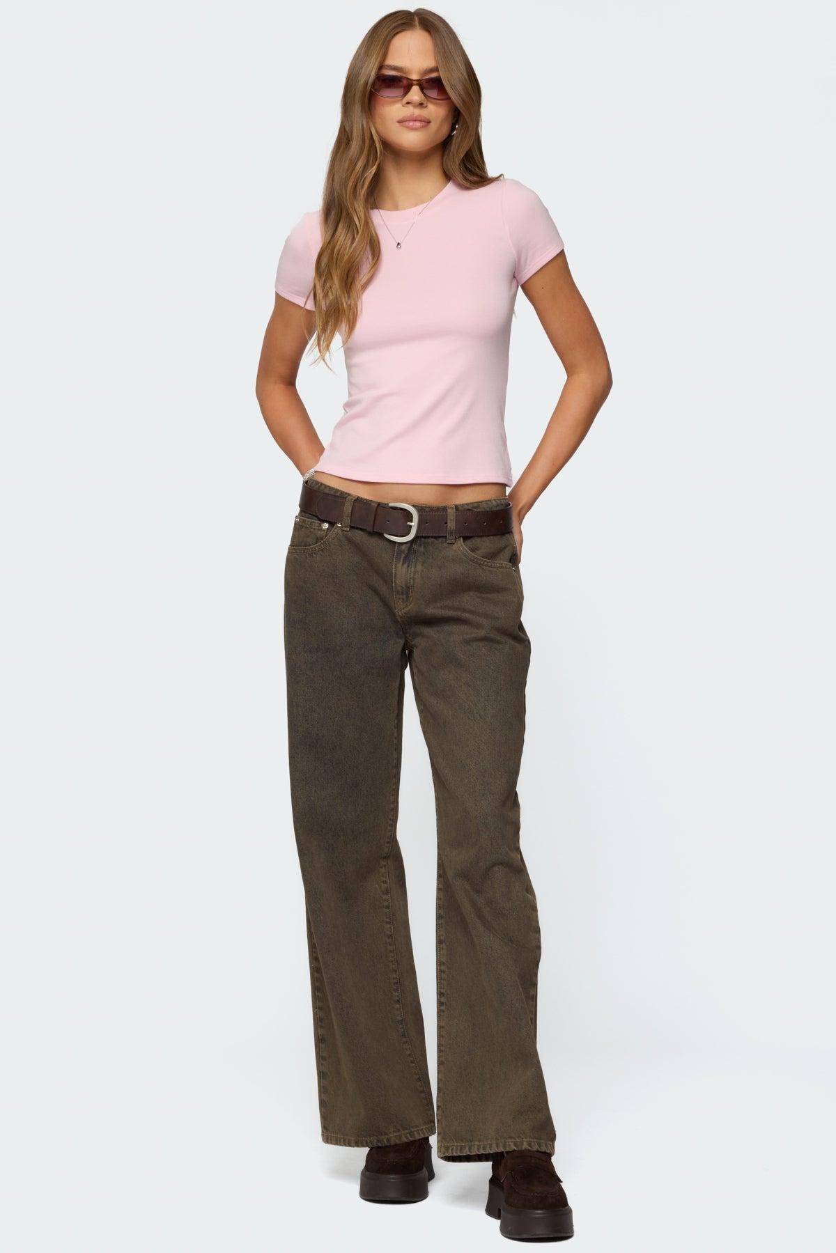 Maria Ribbed T Shirt