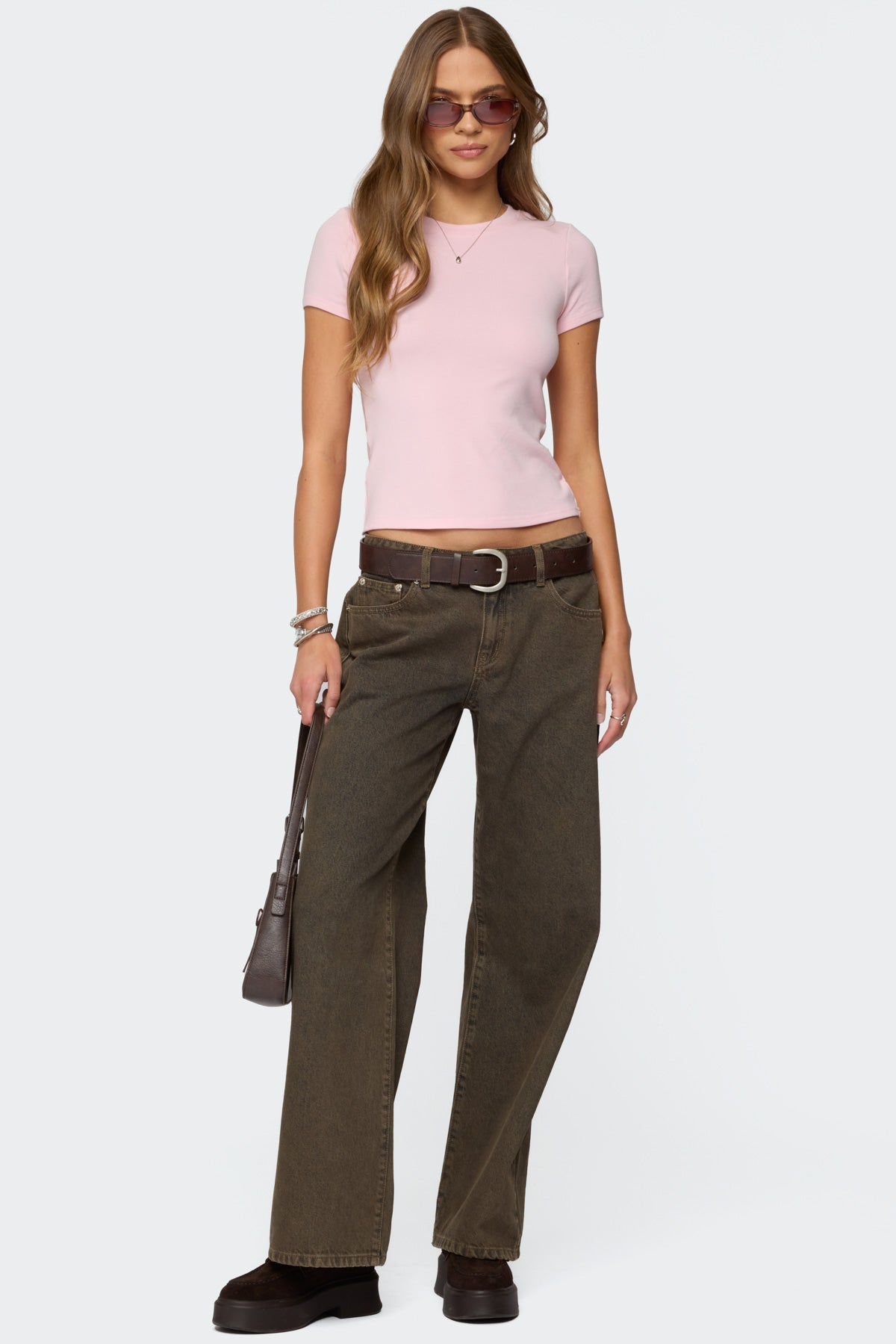 Maria Ribbed T Shirt